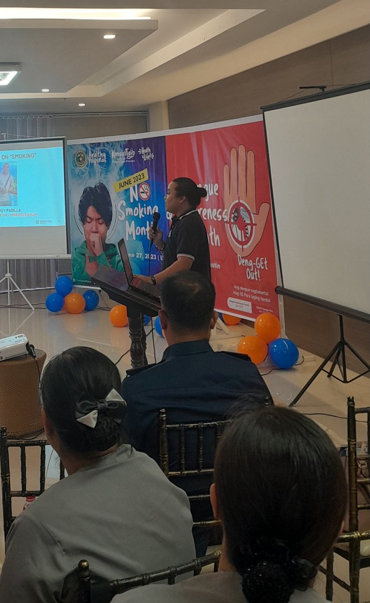 ATM: No Smoking and Dengue Awareness Seminar.. #PagkainPaMoreYosiNoMore #SmokeFreePh #SmokeFreeWV #StopSmokingandVaping #BeSafeDontVape