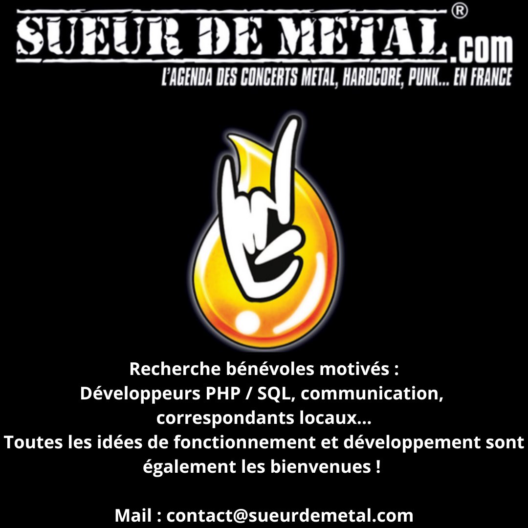 Recherche bénévoles notamment développeurs PHP / SQL, communication, correspondants locaux dans toutes la France…

Les idées de développement sont également bienvenues !