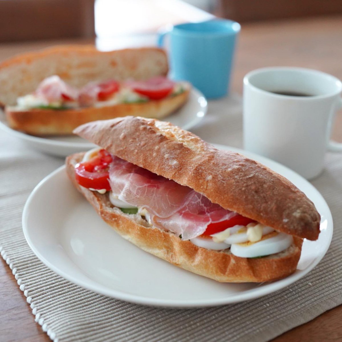 今朝はミニフランスパンを焼いてモリモリサンドにしました。

毎晩ゼルダやってますがあちこちフラフラしすぎで全くストーリー進まない🌀

#手作りパン #パン作り