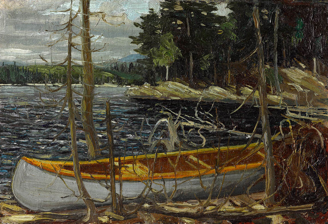 Happy National Canoe Day.
Celebrate with the epic Tom Thomson painting, The Canoe, from 1912.

#CanoeDay🛶