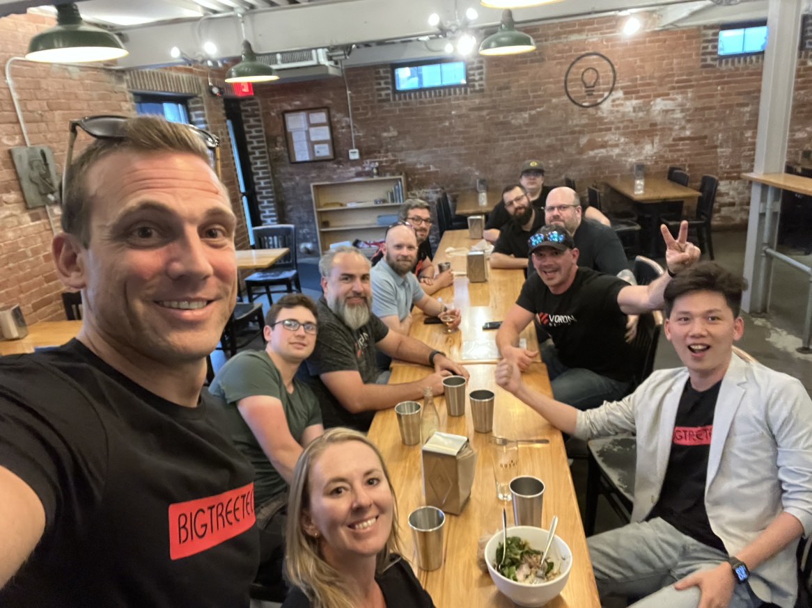 BigTreeTech's tweet photo. This was our first MRRF and we could not have asked for it to be any better! We had the wonderful opportunity to meet many of the, very talented, Voron developers @Voron_Design @3dpNero, and our CEO, Eric, https://t.co/7PRU9lrArB