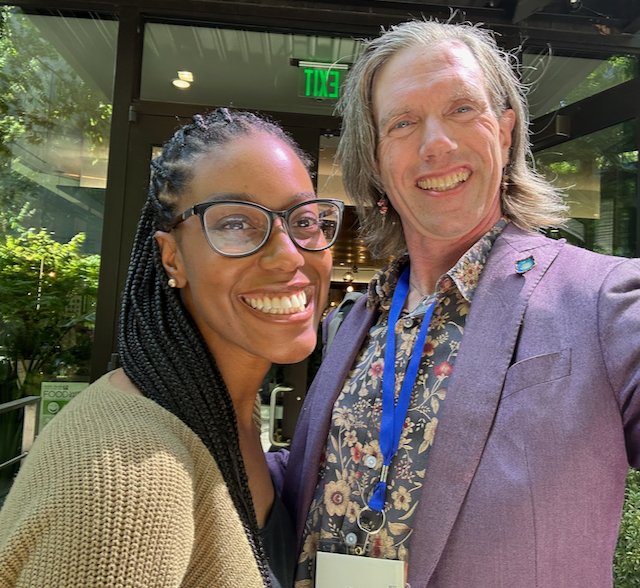 ProfKevinFrick's tweet image. Thankful that @dr_katon told Shanise to find me at  last year's AcademyHealth meeting. We had a great first coffee in DC, and now have had coffee in Seattle twice. Never the biggest chain because she knows her coffee. We have great conversations about life and joy.