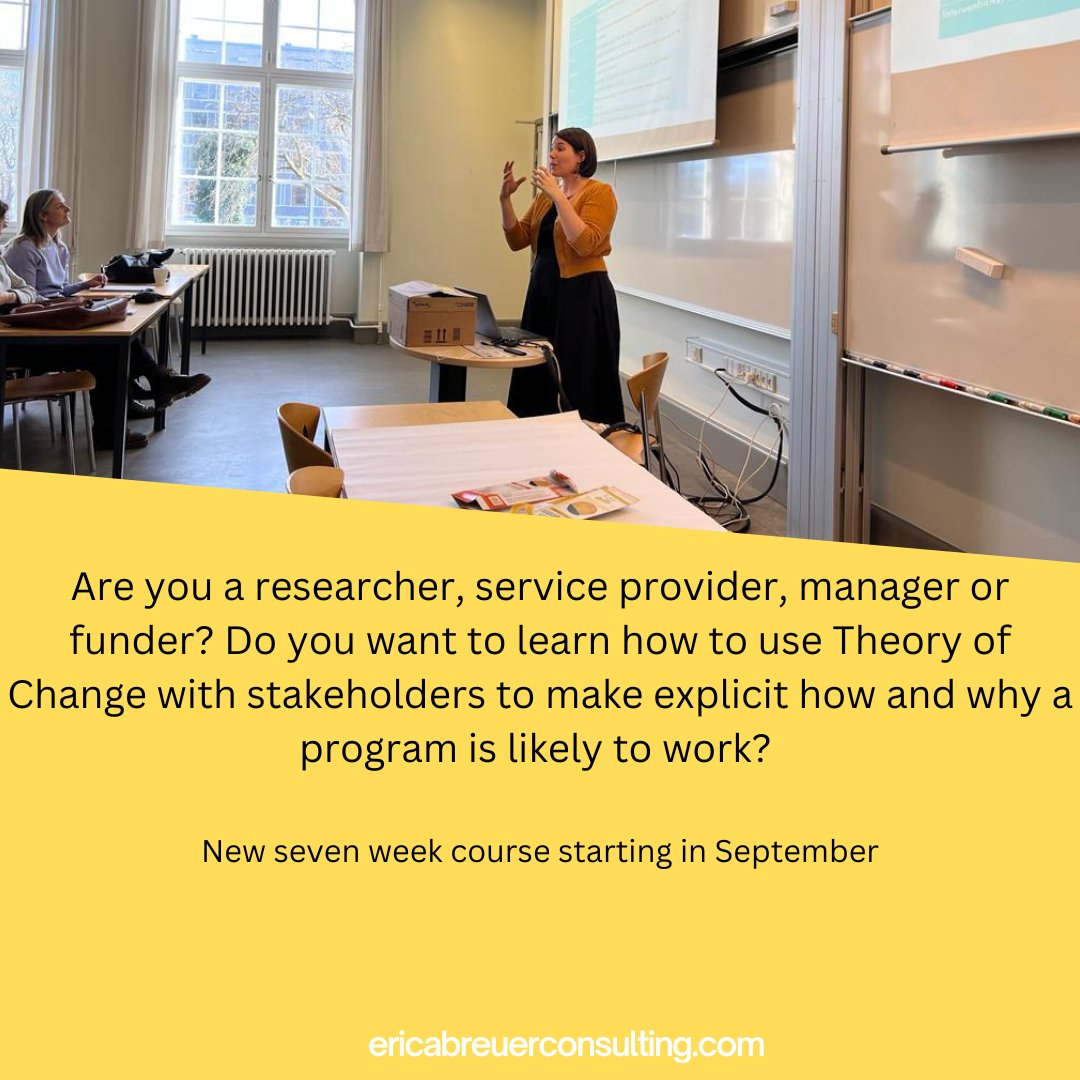 drericabreuer's tweet photo. Excited to announce I'll have a new seven-week #TheoryofChange course starting in September. 

2 fee free places available for students living and working in low-and-middle income countries. 

Find out more: https://t.co/aTqXNQTIHs https://t.co/YFWtQxRcIb