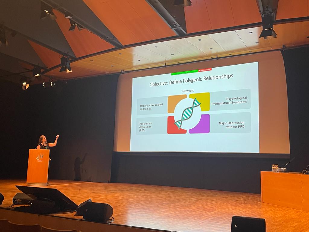 Grateful for the opportunity to present at the @BehaviorGenetic meeting on critical topics related to #womenshealth ♀️ #BGA2023 didn't disappoint: many insightful discussions + a perfect excuse to visit Spain