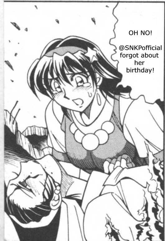 When SNK GLOBAL forgets about SNK's Zatanna's birthday 😭

#KOFXV #KOF15 #chizurukagura #神楽ちづる #麻宮アテナ #AthenaAsamiya