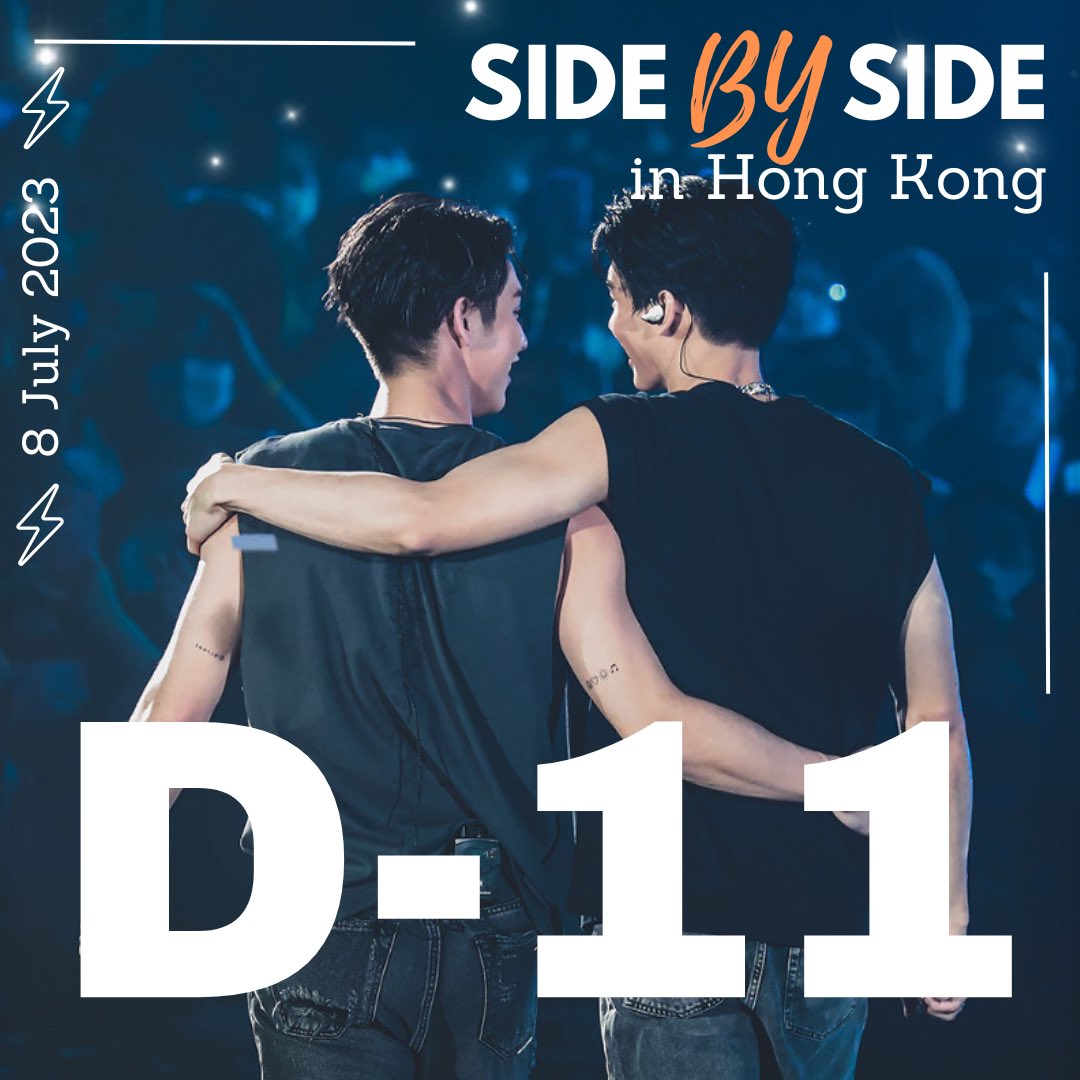 11 DAYS TO GO ⚡️⚡️

- Side by Side Tour 2023 in Hong Kong -

#BrightWinSBSTour2023inHK
#BrightWinSBSTour2023 
#bbrightvc #winmetawin #ไบร์ทวิน