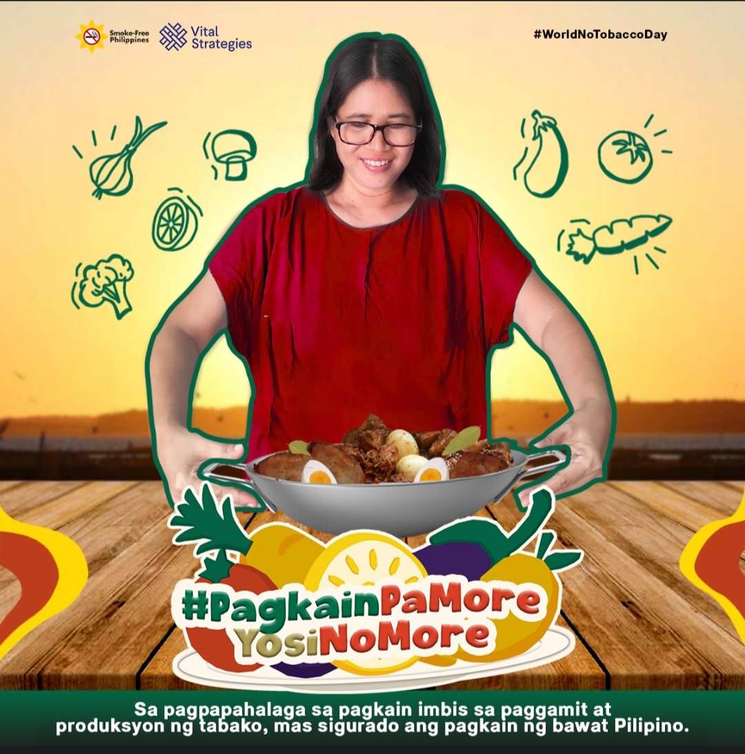 Let’s celebrate the cooking of our momshies and break away from nicotine habits! 

Reply and QT with your favorite lutong-bahay. 

#PagkainPaMoreYosiNoMore #SmokeFreePh #SmokeFreeWV #StopSmokingAndVaping