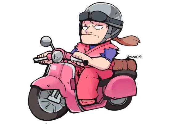 前に描いたダン