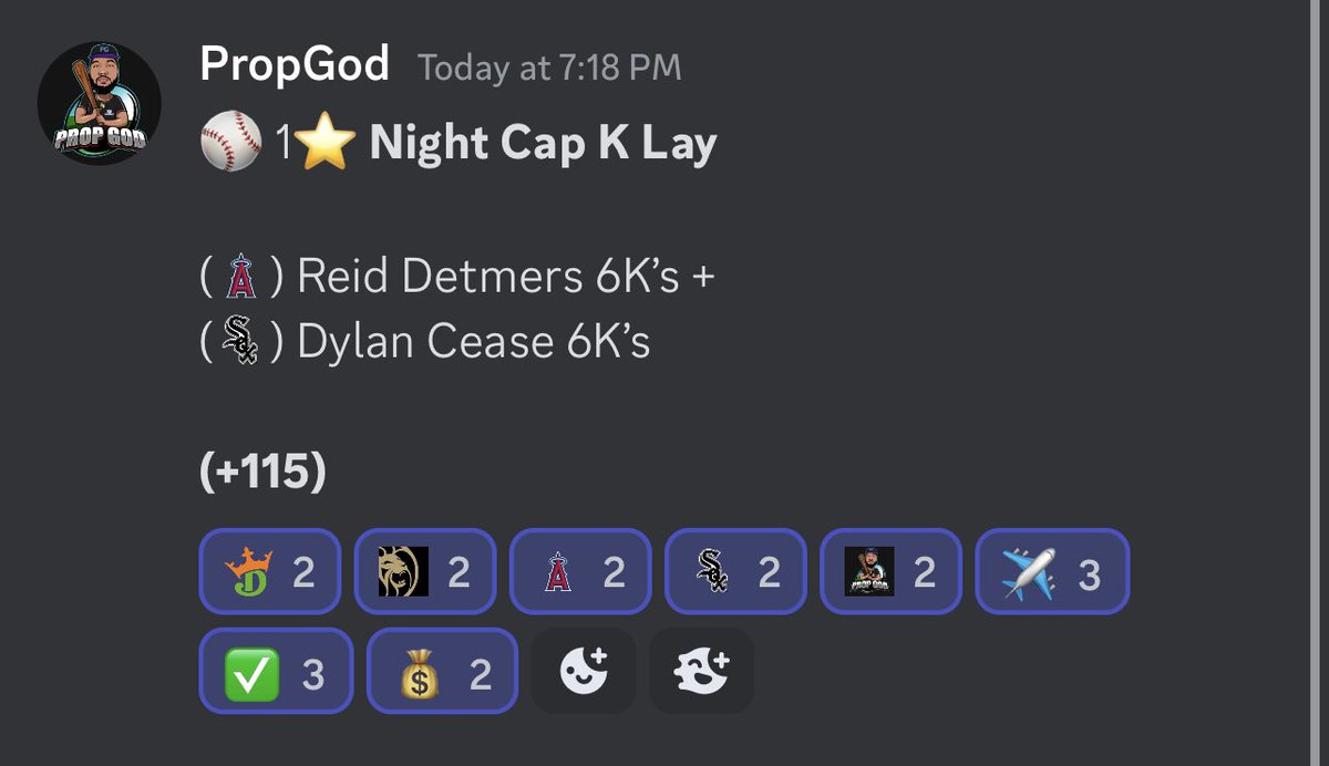 The Lab on Twitter "Cash this MLB parlay from PropGod_ 🤴🏾🤴🏾 Dylan