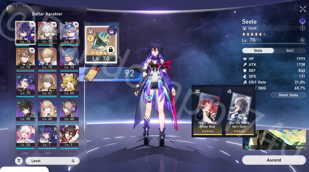 Randomppl740's tweet image. Akun kaya gini kalo dijual, laku berapa ya?
Serius nanya
#zonajajan #zonauangᅠ wts akun hsr wtb akun hsr #HonkaiStarRail #hsr #HonkaiStarRailTH