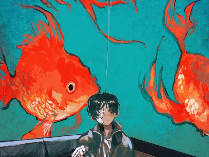 「goldfish」 illustration images(Latest｜RT&Fav:50)｜5pages