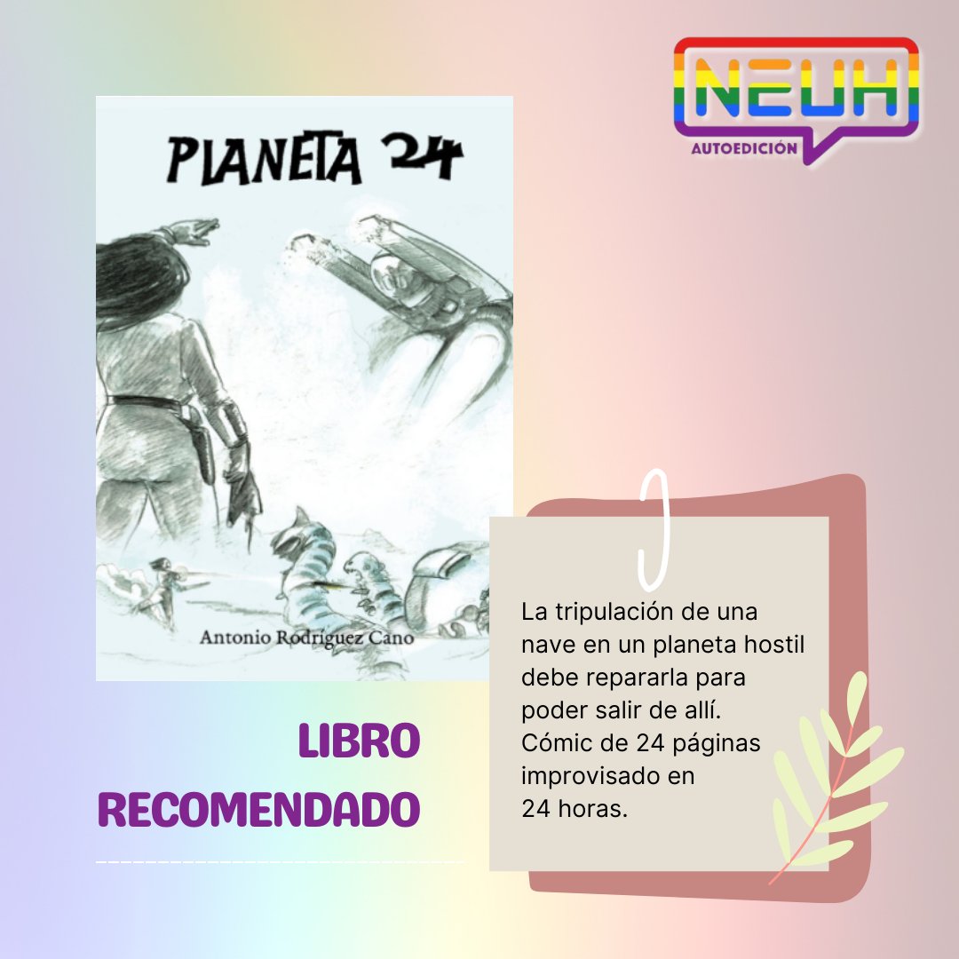 NoEsUnHobby's tweet image. Planeta 24 o "cómo hacer un cómic de 24 páginas en 24 horas", que nos trae el grandísimo @Bodastarte es nuestra recomendación de hoy.
👌👌neuh.es/catalogo/plane…

#autoedición  #comic