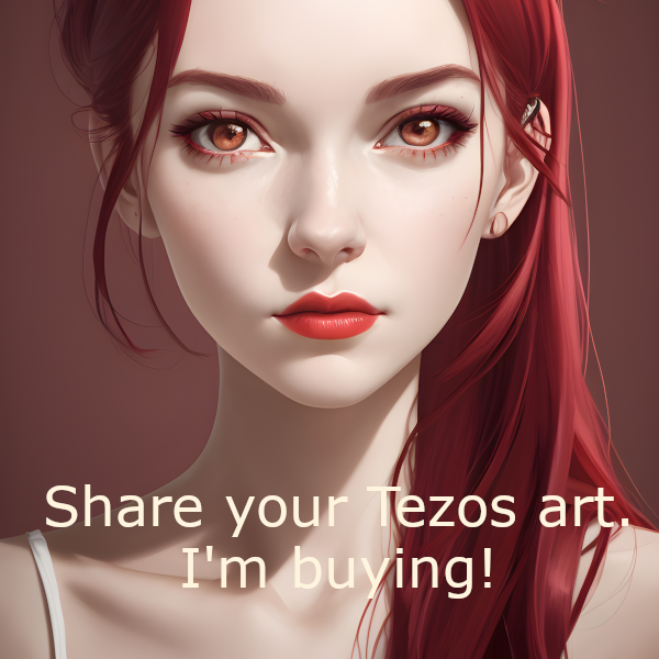 It's Tezos Tuesday - please share your art. I'm buying :) #TEZOSTUESDAY #tezosart #objktart #tezoscommunity