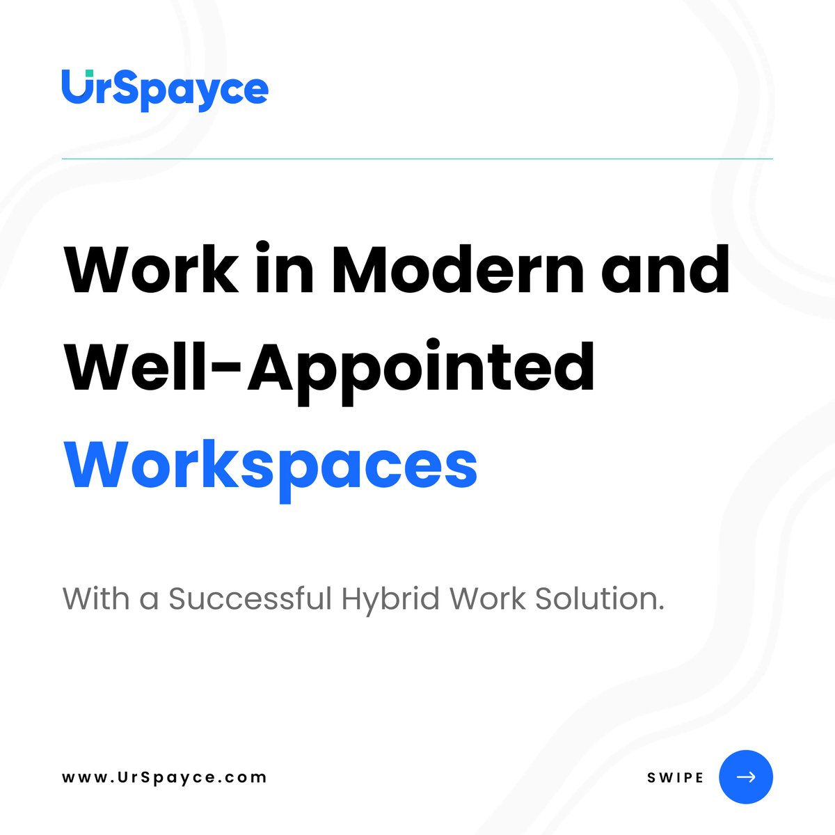 UrSpayce's tweet image. Are you seeking a hybrid work solution that can transform and optimize your workspace?

Upgrade your workspace with UrSpayce Hybrid Solutions, the ultimate solution for a more productive work environment

#HybridWork #WorkspaceElevation #UrSpayceHybridSolutions #WorkSmart