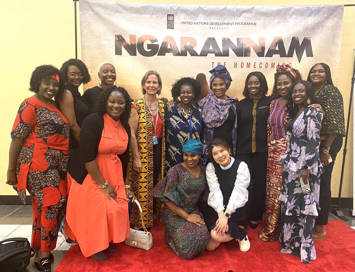 ahunnaeziakonwa's tweet photo. Thanks to our partners, ambassadors, &amp; all who attended “Ngarannam: The Homecoming” film screening &amp; engaged in rich conversations. W/ your support, we can extend hope to other places. Let's work together to spread the idea of stabilization &amp;scale it up so everyone can benefit https://t.co/QzVtudSC7i