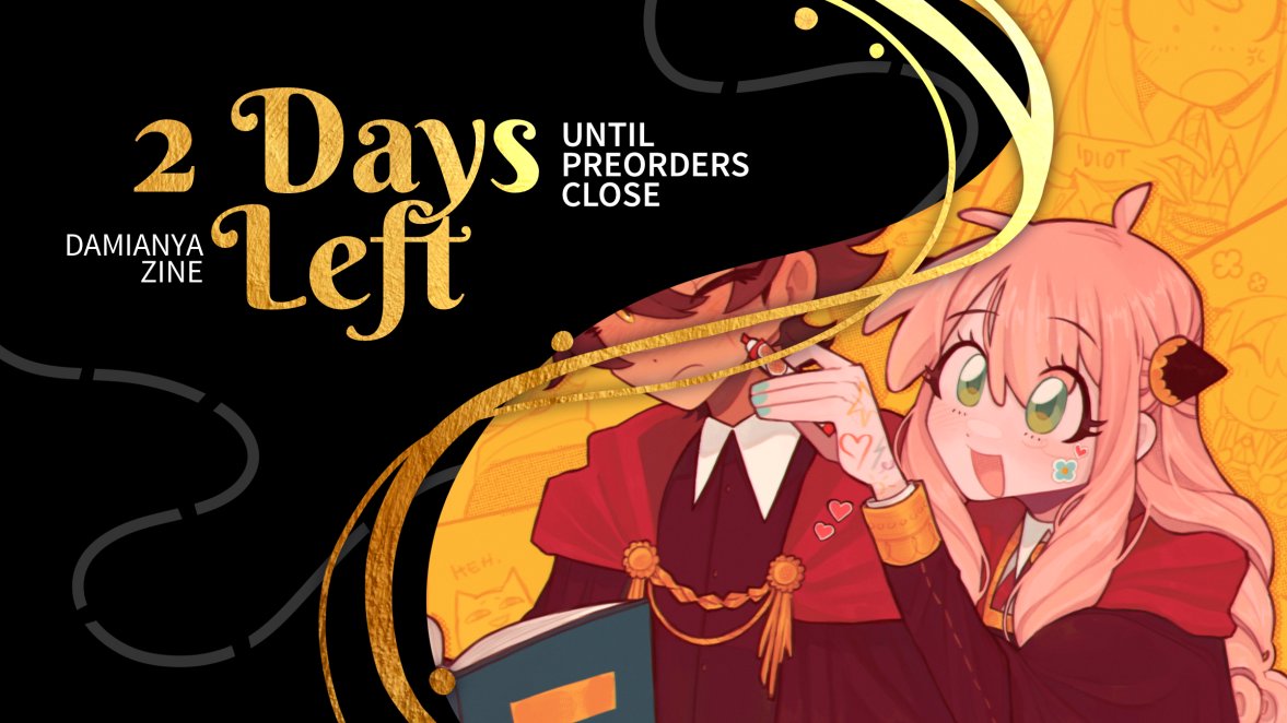 ⭐PREORDER CLOSING COUNTDOWN⭐

Two days left until preorders close! We are so close to getting there!