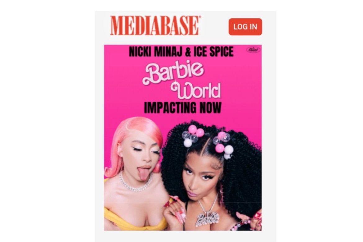 Nicki Minaj & Ice Spice’s “Barbie World (with Aqua)” promotional radio ad by Capitol Records.