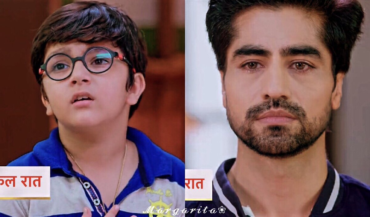Abhir loves Nav bc he’s his named father. But the relationship between Abhimanyu & Abhir formed organically, without lies and coercion. He loves Abhi. Ak is weak, lying then, she made life easier for herself, but made life difficult for Abhir & Abhi

#HarshadChopda #AbhiRa
#yrkkh