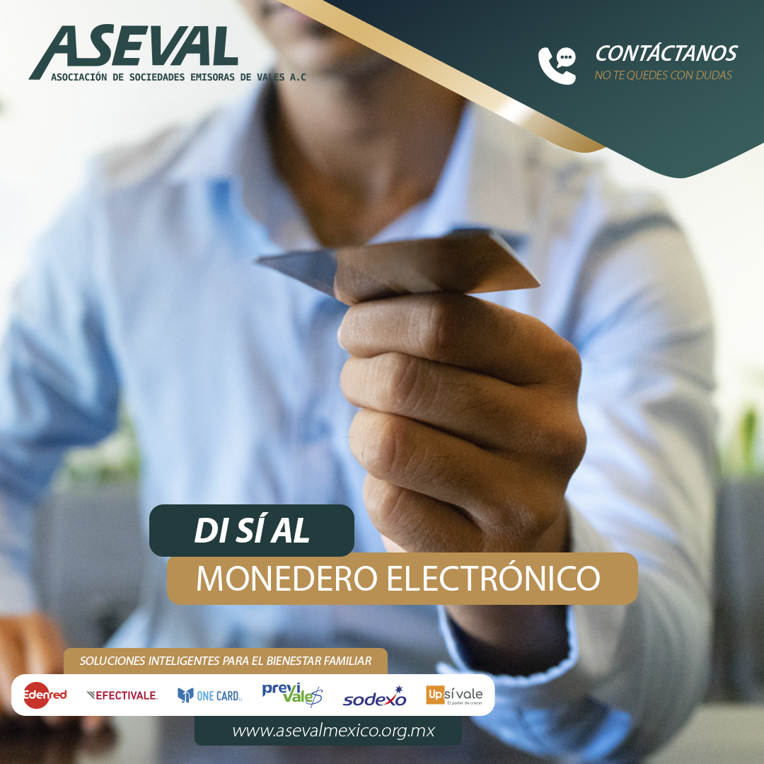 ASEVAL_Mexico's tweet image. #ASEVAL tiene la solución

*Di sí al uso del #MonederoElectrónico de #despensa
*Di sí al #MonederoElectrónico de combustible
*Di sí a la #TarjetaElectrónica de comida

#EdenredMexico #Efectivale #upsivale #onecardsi #SodexoMx #PreviVales