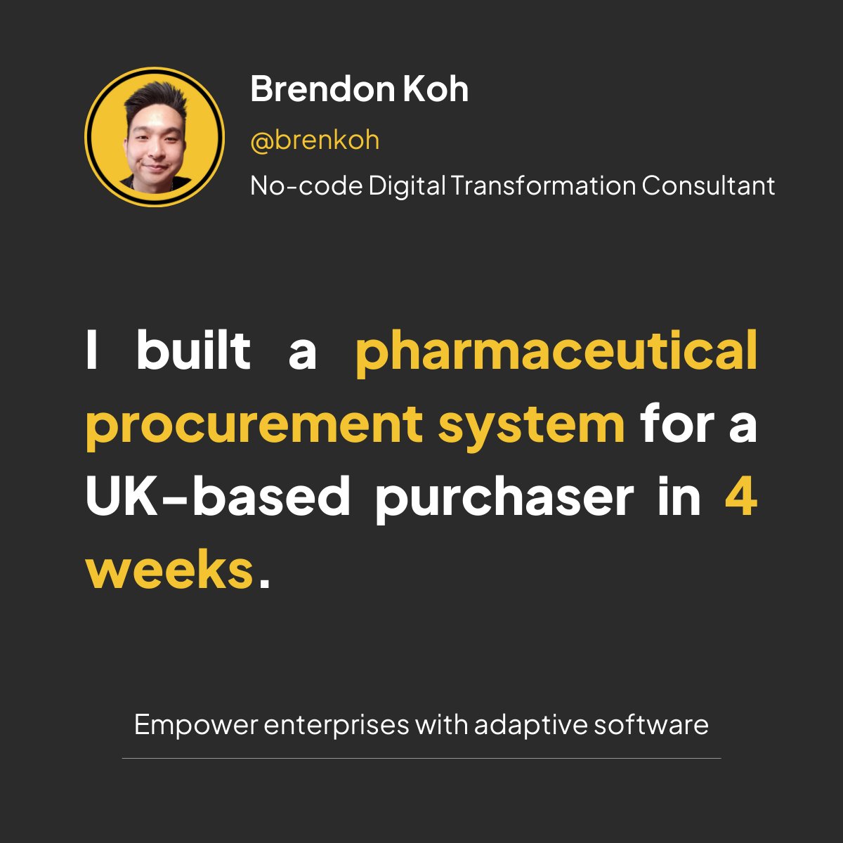 Brenkoh's tweet photo. I built a pharmaceutical procurement system for a UK-based purchaser. I had so much fun building a pharmaceutical procurement system for Aretex Group, a consulting company based in the UK that helps various pharmacies to reduce their spend by at least an extra 4 figures/month. https://t.co/zzVlTiRAEl