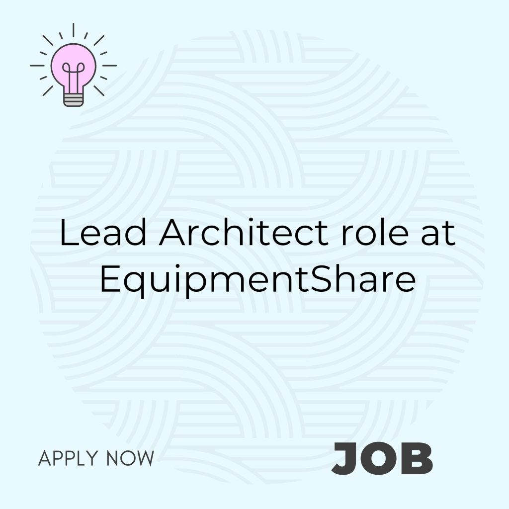 New Job Opening at #EquipmentShare : Architect- Retail/Corporate

Read Full details
jobpings.com/job/architect-… 

#leadarchitect #JobSearch #JobHunt #JobOpening #Hiring #NowHiring #Job #Jobs #UI #UX #remotejob #Careers #Resume