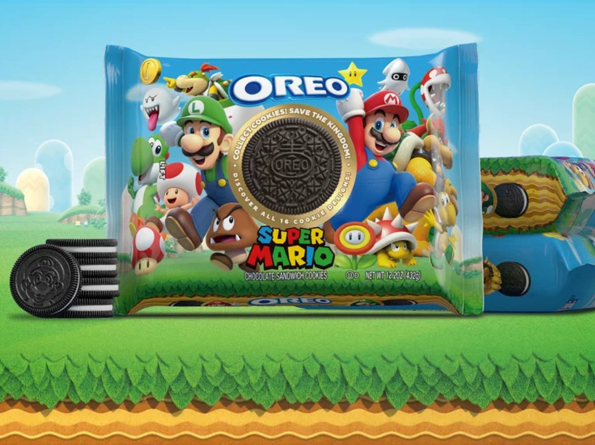 Nintendeal's tweet image. Limited Edition Super Mario OREO are up for pre-order at Walmart: bit.ly/3CKmuOt #affiliate
