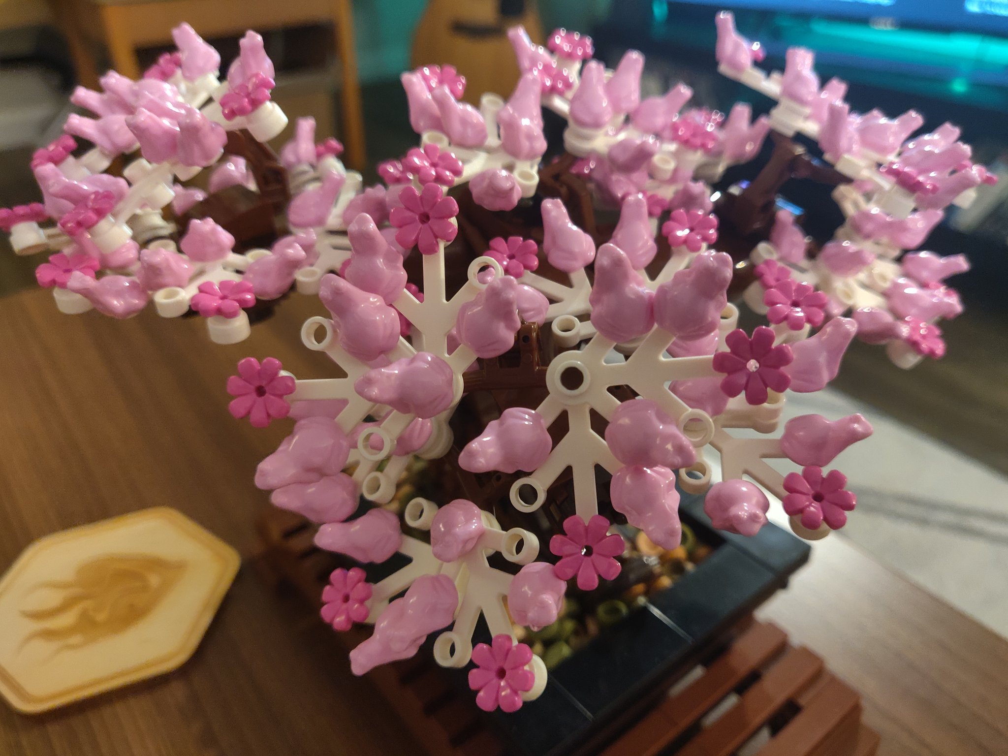 Pink lego frog sale