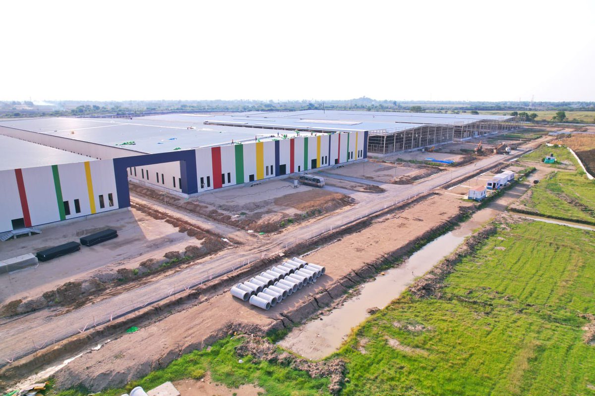 Kakatiya Mega Textile Park, Warangal spread over 1350 Acres is the largest Textile park in India 

The KITEX units are gearing up for inauguration by Hon’ble CM KCR Garu in a couple of months 👍