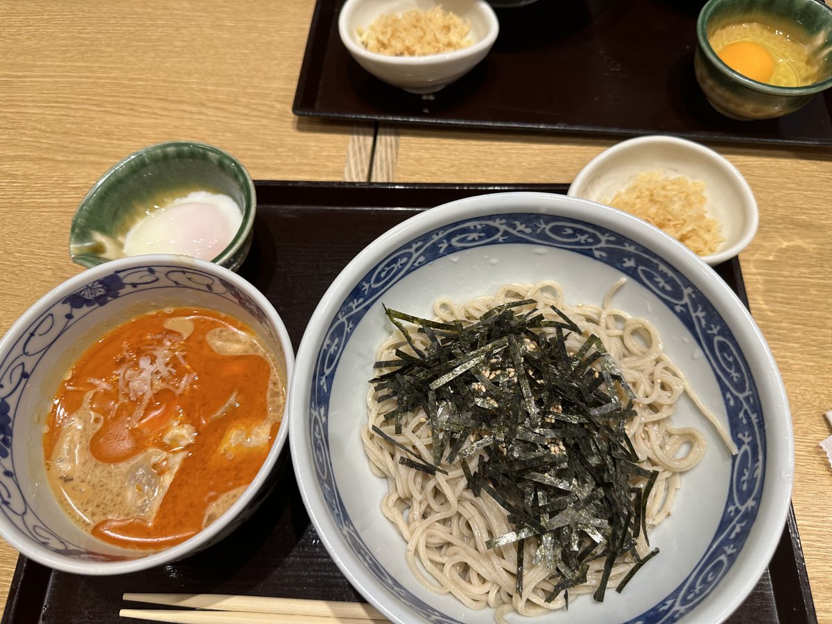 EllieJapan2022's tweet image. Japanese noodles Soba lunch with my love, such a sweet time though!

#Japanese #familytime #dipping #Sobanoodles #dineout #neighbor #TokyoDomeCity #latelunch