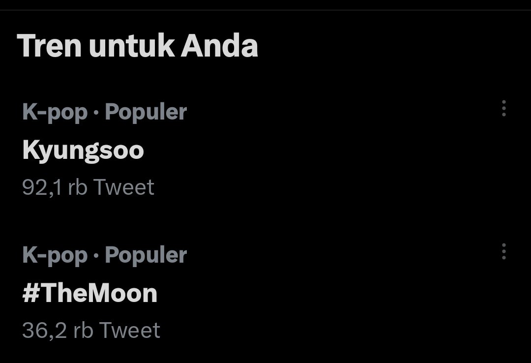 Kyungsoo trending in here.. #TheMoon