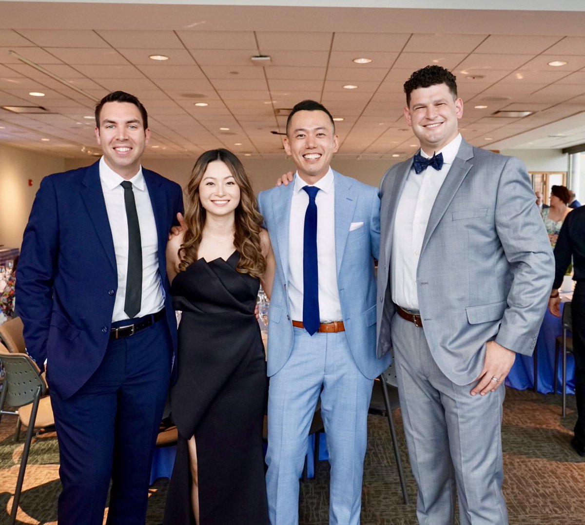 Tufts General Surgery (@tuftsmcsurgery) on Twitter photo Congrats to our stellar graduating class who we were lucky enough to celebrate last weekend!!
-Augustus Gleason: attending surgeon for the Navy in San Diego
-Tina Moon: PRS fellowship <a href="/HarvardPlastics/">Harvard_Plastic_Surg</a>
-Sam Han: peds fellowship <a href="/SickKidsNews/">The Hospital for Sick Children (SickKids)</a>
-Josh Bloom: PRS <a href="/bidmcharvardprs/">BIDMC Harvard Plastic Surgery</a> Congrats to our stellar graduating class who we were lucky enough to celebrate last weekend!!
-Augustus Gleason: attending surgeon for the Navy in San Diego
-Tina Moon: PRS fellowship <a href="/HarvardPlastics/">Harvard_Plastic_Surg</a>
-Sam Han: peds fellowship <a href="/SickKidsNews/">The Hospital for Sick Children (SickKids)</a>
-Josh Bloom: PRS <a href="/bidmcharvardprs/">BIDMC Harvard Plastic Surgery</a>