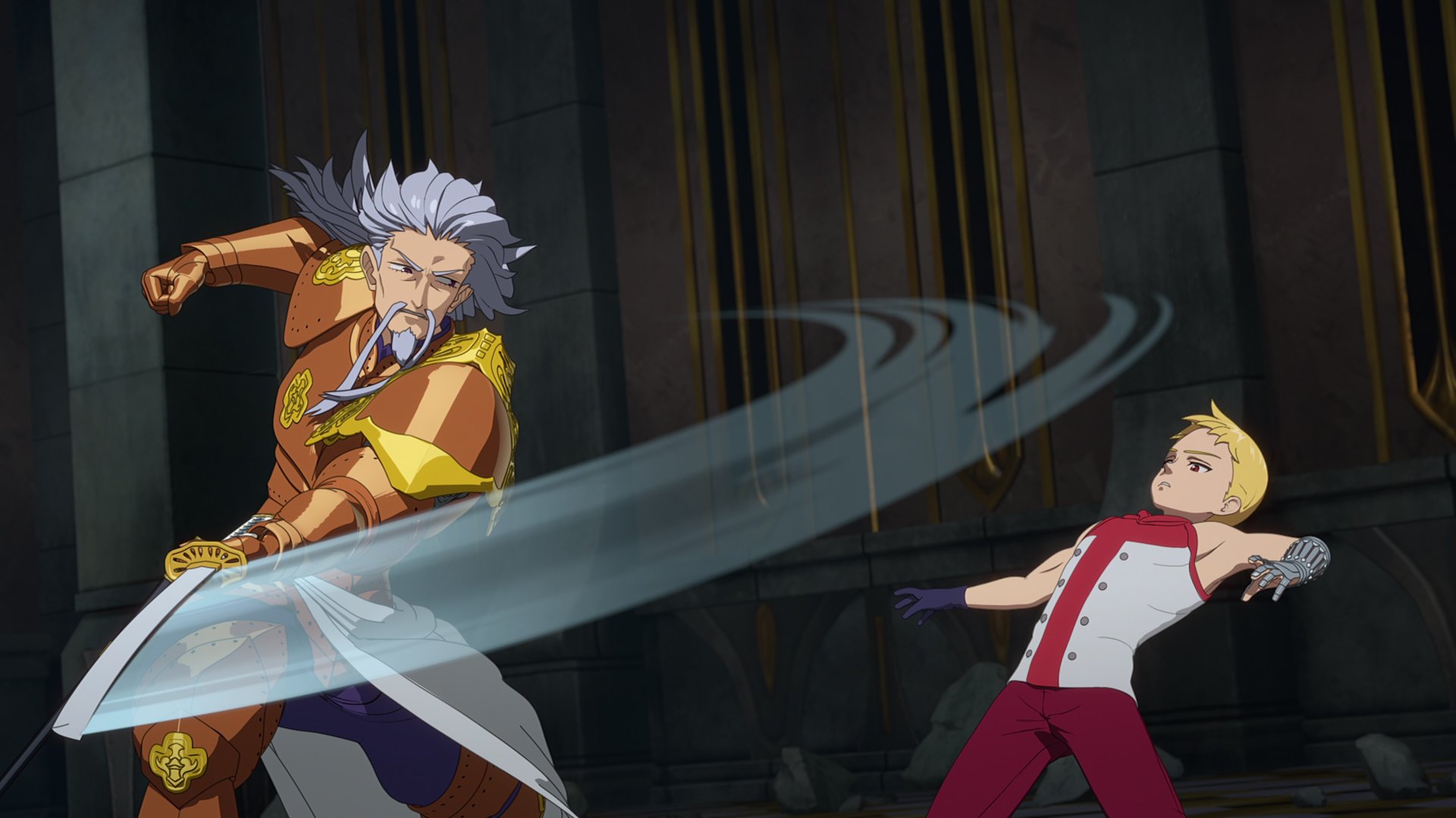 Tristan and His Partner Lancelot Face off in a Showdown Against Deathpierce  in 'The Seven Deadly Sins: Grudge of Edinburgh Part 2' Trailer - About  Netflix