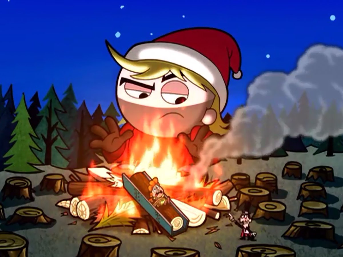 happyfunf3tti's tweet photo. this scene caught me off guard because just hearing her say babe made me think omg wife??? not realizing that in the folklore the ox’s name was actually babe https://t.co/8VXutdZRLG