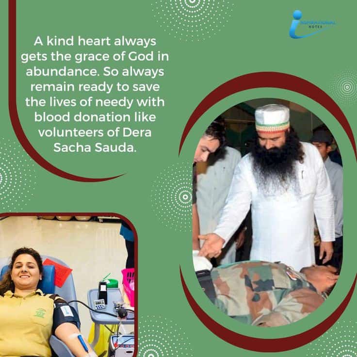 NandwalSimi's tweet photo. #SaveLives Blood donation is a greatest thing which save the others lives. Dera volunteers do this welfare work with the guidance of Saint Gurmeet Ram Rahim Ji. Guru always inspired their volunteers to do good work for others. https://t.co/94L8JTDace