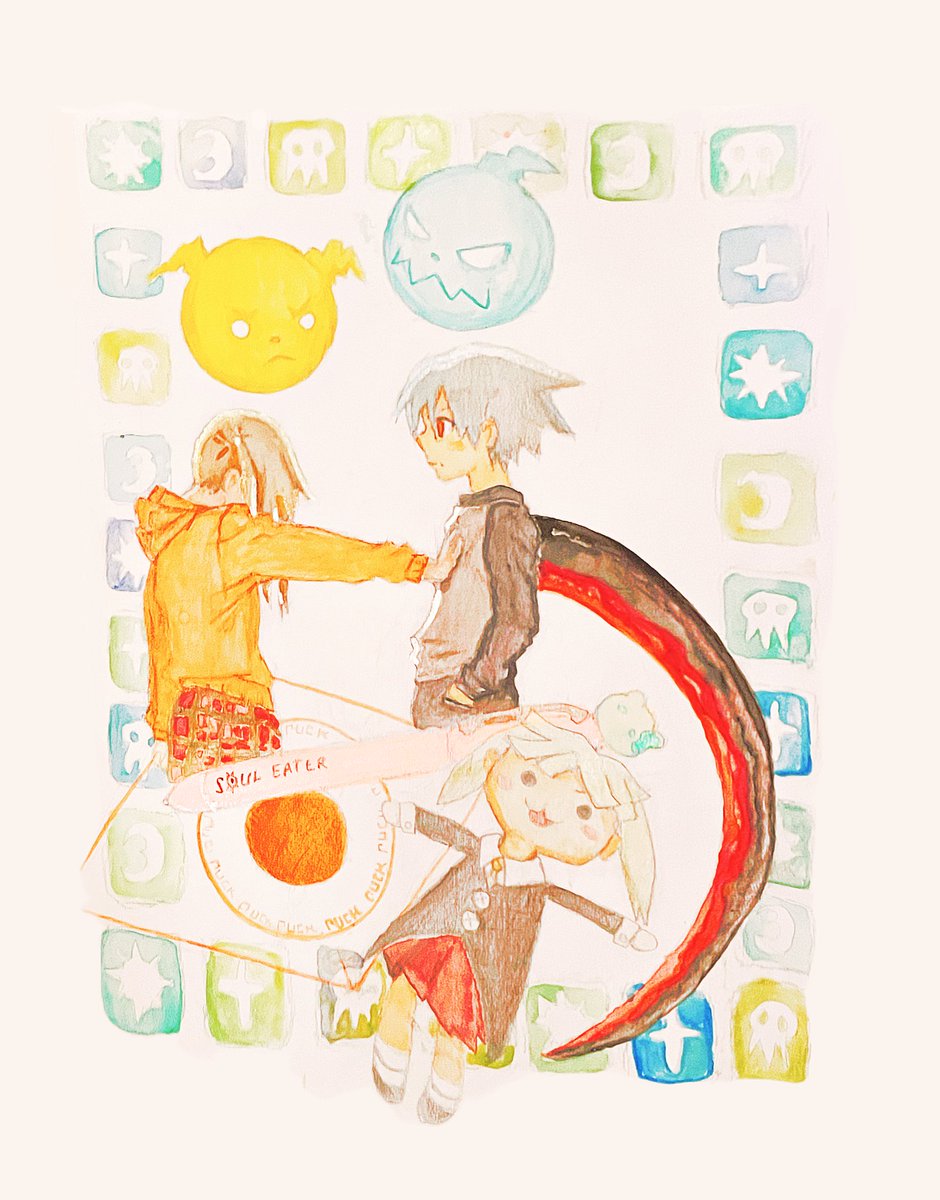 #souleater got new watercolors for my birthday :)