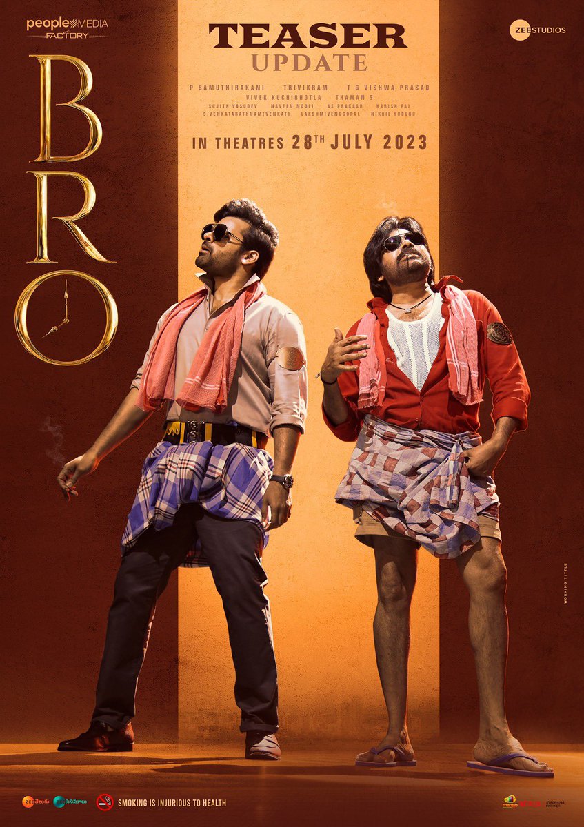 IamSaiDharamTej's tweet photo. Soon… #bro teaser 🙏🏼🙏🏼🙏🏼 https://t.co/C92GT8HAzE