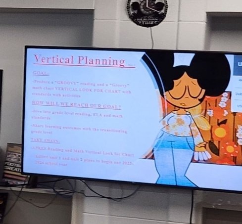 JoslinGumbs's tweet photo. 🐬Today was a "GROOVY DAY"! APRES summer planning team understood the assignment and created vertical planning math and reading standard charts to refer to throughout our 2023-2024 school! @RandolphDolphin Check out the scenes from today's GROOVY Summer Planning Event!🐬 https://t.co/ZOk4fySkP2
