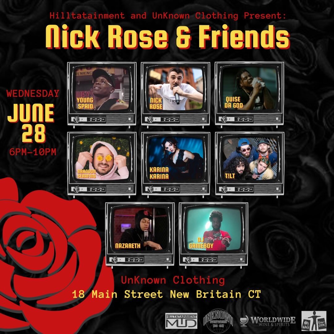 nxckrxse's tweet photo. if you’re in connecticut / around make sure you pull up!!! free show in new britain this wednesday 🌹🌹🌹 https://t.co/U4Chi2pp25