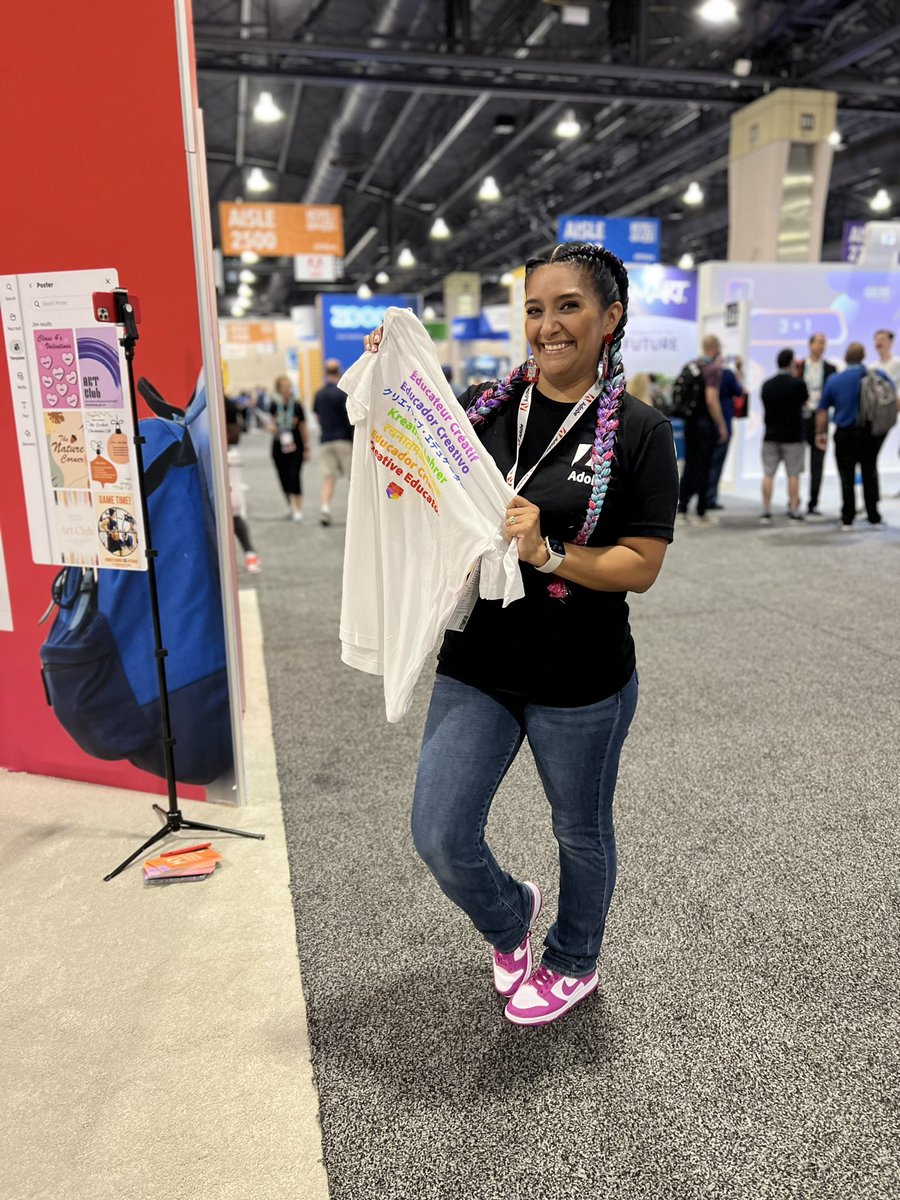 mrsjones72812's tweet image. I cannot even handle how cute she is! @MrsTGonzalez @ISTEofficial #istelive #istechat @AdobeExpress #AdobeEduCreative