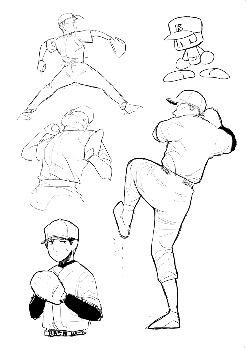 野球漫画描きたいな～。