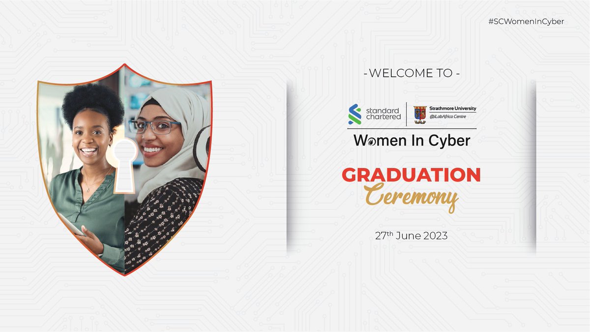 This morning we are excited to hold the first #SCWomenInCyber Graduation Ceremony in partnership with @iLabAfrica. 

The Women in Cyber program seeks to upskill women in the cybersecurity space through mentorship sessions, fireside chats, and technical training.