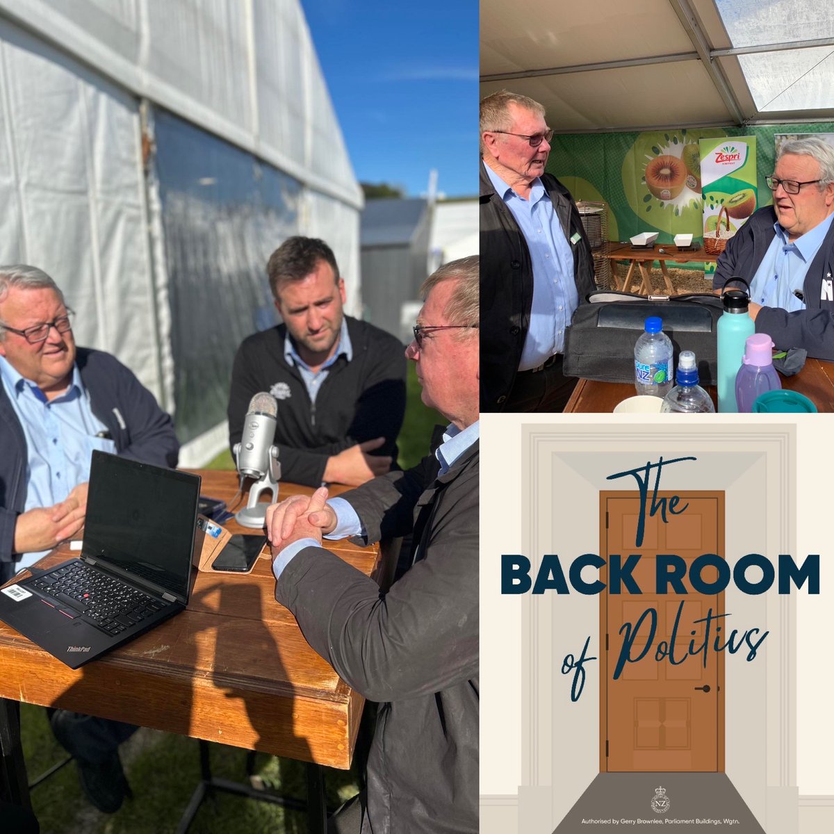 Gerry Brownlee (@gerrybrownleemp) on Twitter photo Today in the Backroom of Politics I talk to <a href="/ZespriCorporate/">Zespri International</a> Chairperson Bruce Cameron, and Head of Global Affairs Michael Fox, both at Fieldays in Hamilton, about Zespriās huge contribution to New Zealand export receipts.
spotifyanchor-web.app.link/e/PxE6v3zNXAb Today in the Backroom of Politics I talk to <a href="/ZespriCorporate/">Zespri International</a> Chairperson Bruce Cameron, and Head of Global Affairs Michael Fox, both at Fieldays in Hamilton, about Zespriās huge contribution to New Zealand export receipts.
spotifyanchor-web.app.link/e/PxE6v3zNXAb