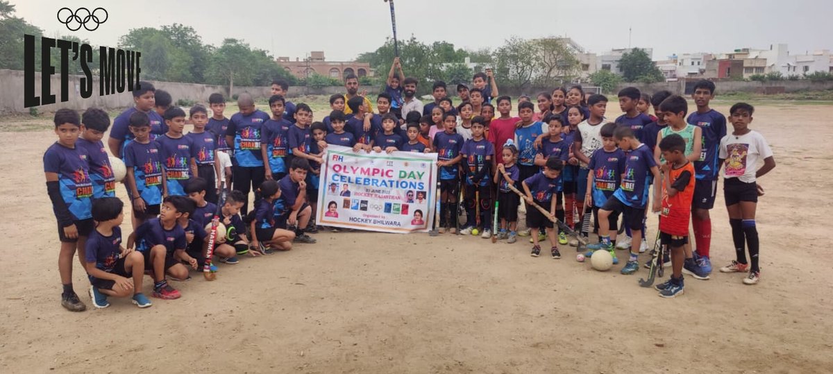 Olympic Day celebration across  Rajasthan under the aegis of Hockey Rajasthan.

#HockeyIndia #IndiaKaGame #OlympicDay #LetsMove