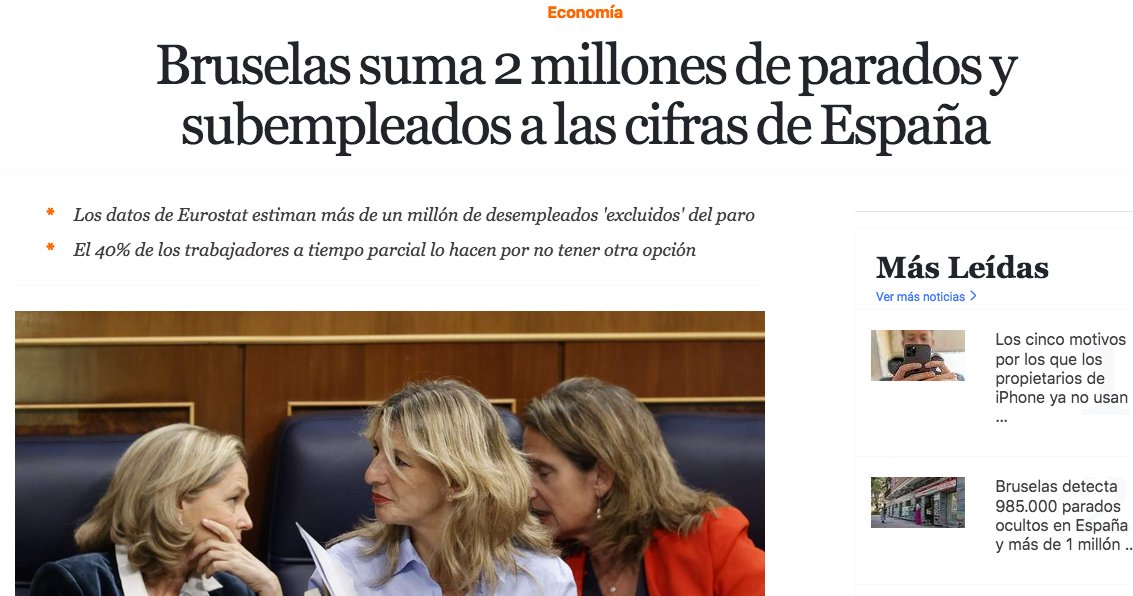 darkete99's tweet photo. @sumar @Yolanda_Diaz_ @ObjetivoLaSexta Jornada media en europa: 40,9
jornada media en España: 40,6
Cosas chulis, no me llames #podemos, llámame #sumar dice que hay que reducir la jornada, una hora diaria, 5 horas semanales, porque ESPAÑA es una anomalía en Europa. Así con todo, política para tontos.
#SumarParados 2MM https://t.co/PXE6Oyrb2m