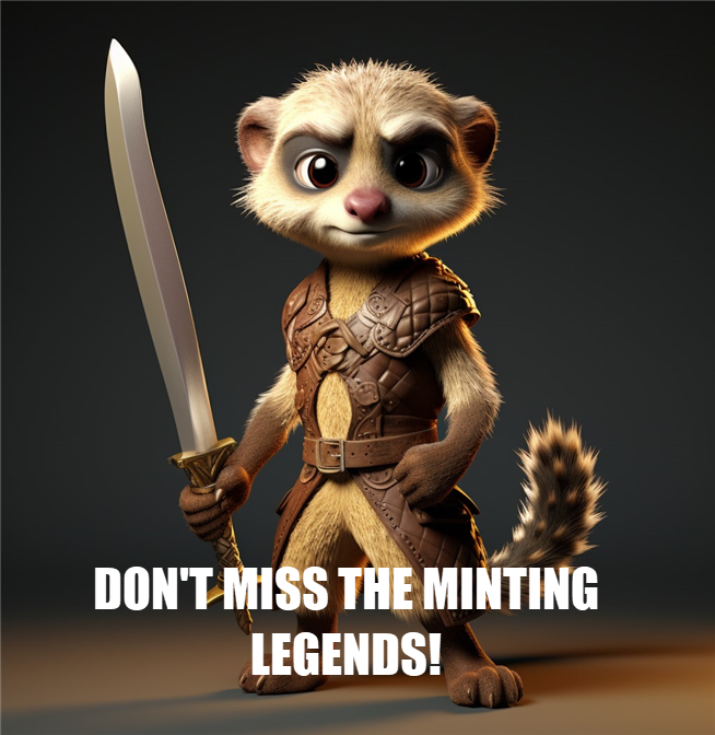 CryptoBWI's tweet photo. THE GENESIS MEERKATS MINTING GOES LIVE!  

Grab some GLMR! 😎🦋 

⧓ Launch Date 30.06.2023 - 19.00 CEST 
⧓ Mint Price is 10 GLMR 
⧓ Total Prize Reward of 400 GLMR
⧓ Supply is 100 Unique Genesis Meerkats NFTs  

Mint Site: https://t.co/5QxHrhsooE

@Apillon @Apillonation #NFTs https://t.co/m4FlPJysh3