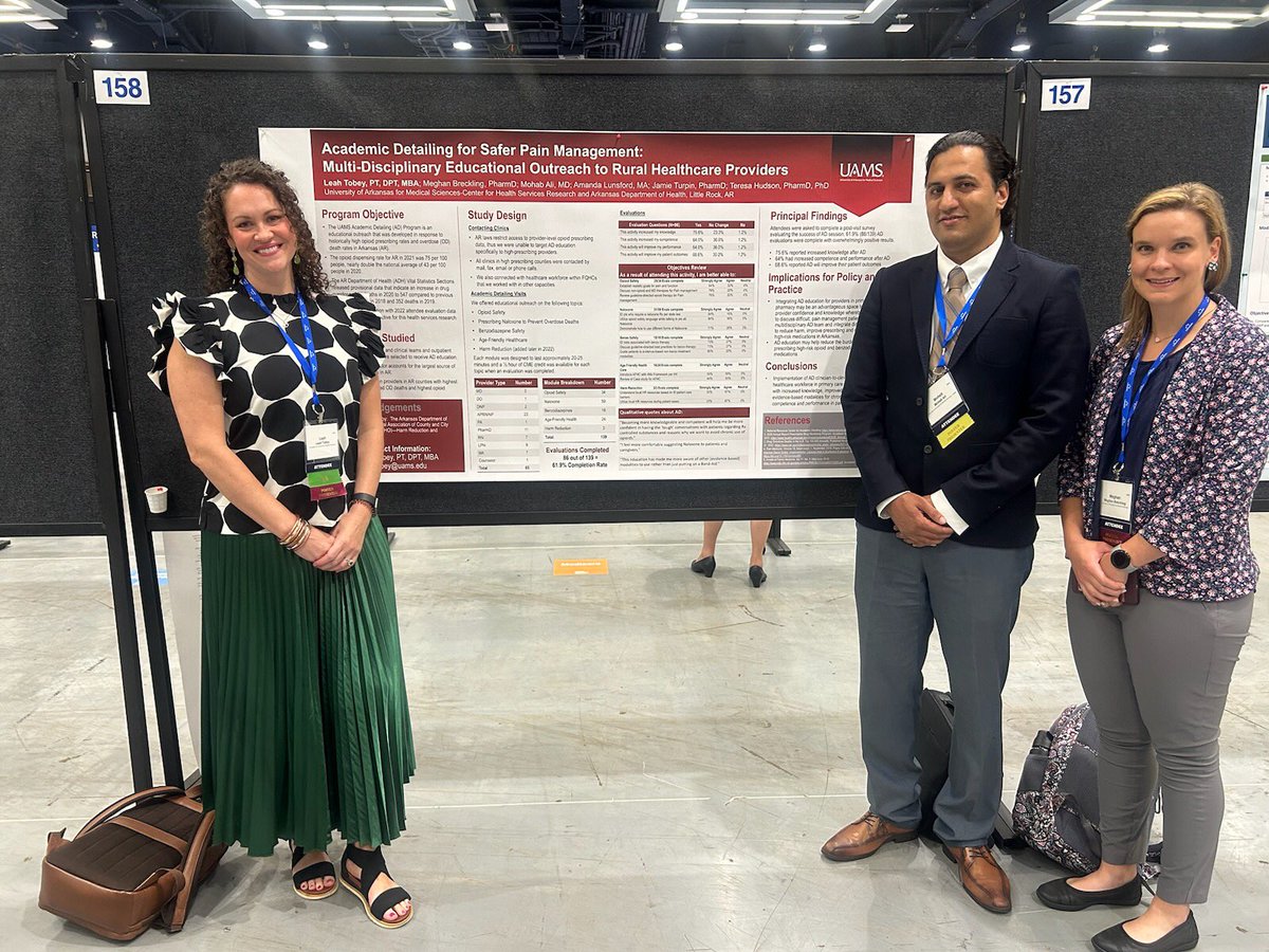 Presented 1 poster and contributed in another 2, #ARM23 couldn’t treat me any better! Thanks to the wonderful team and leadership at #UAMS