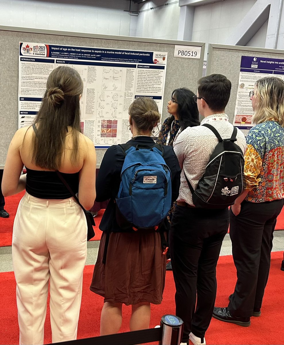 Patricia Liaw (@patricialiaw) on Twitter photo Congratulations to <a href="/Erblin_Cani/">Erblin</a> and <a href="/s_neha93/">Neha Sharma</a> on their posters!! Lots of interest in impact of biological sex on sepsis using PAD4 knockout mice and aged mice 👍<a href="/TaARI_Canada/">TaARI_Canada</a> <a href="/isth/">ISTH</a> Congratulations to <a href="/Erblin_Cani/">Erblin</a> and <a href="/s_neha93/">Neha Sharma</a> on their posters!! Lots of interest in impact of biological sex on sepsis using PAD4 knockout mice and aged mice 👍<a href="/TaARI_Canada/">TaARI_Canada</a> <a href="/isth/">ISTH</a>