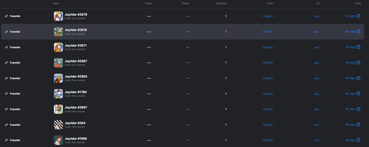 Hayydawwg's tweet image. Knowing I had an odd amount of @CrashTestNFT was eating at me all day.. so I sold some other collections and now I&apos;m at a cool 100 🥳