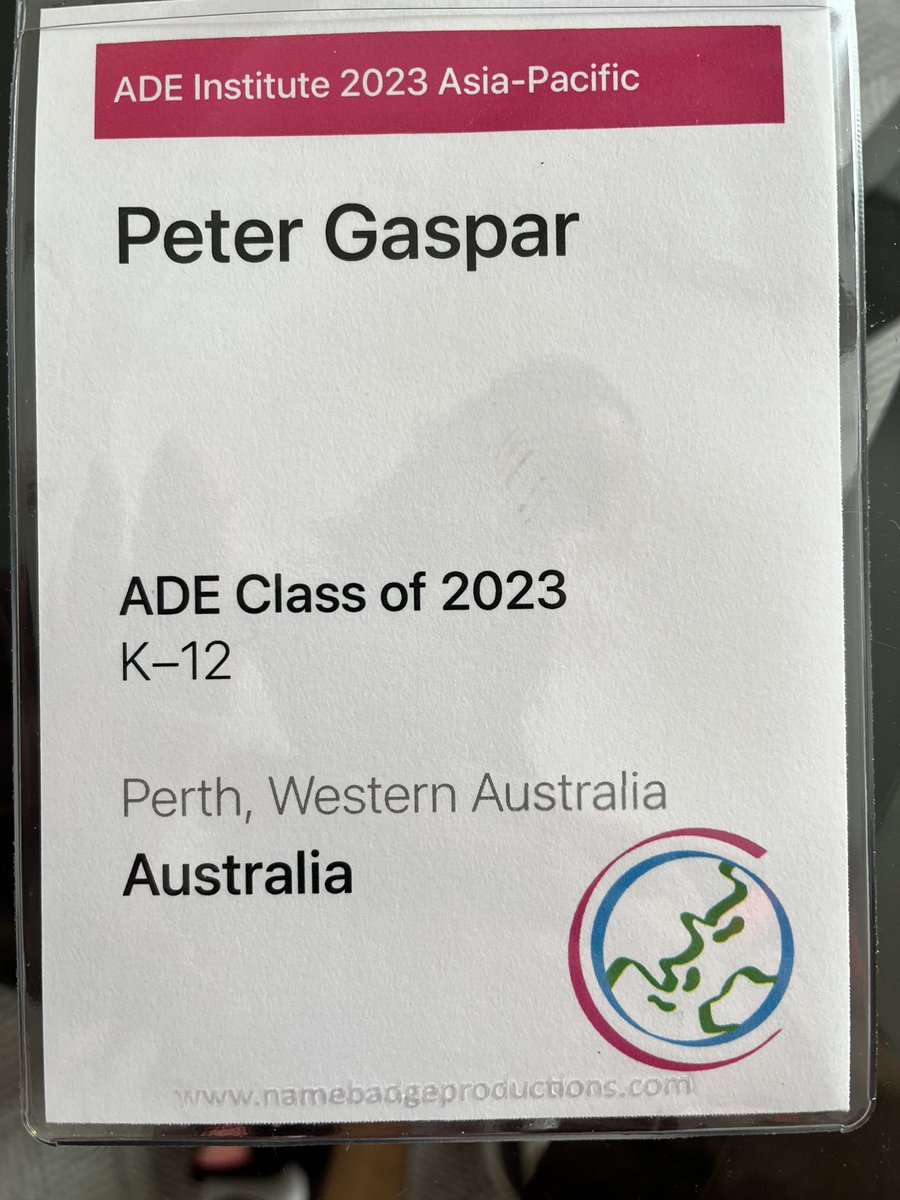Peter Gaspar (@gaspar87) on Twitter photo Checked in and ready to go #ADE2023 #WATechTalk Checked in and ready to go #ADE2023 #WATechTalk