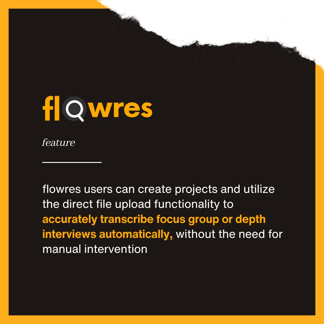 MadiaJiten's tweet image. 🔁🎙️Experience the power of automatic transcription as our advanced technology accurately converts audio recordings into written text, saving you valuable time and effort. ⏱️💪
flowres.io 
🌐🔗 #Flowres #Transcription #ResearchTool #QualitativeResearch